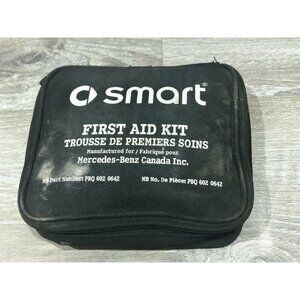 Smart Car First Aid Kit With Case Emergency Bag Black